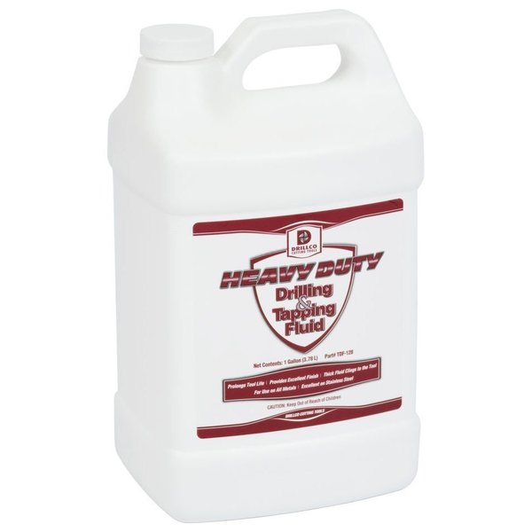 Drillco Heavy Duty Drilling And Tapping Fluid, 1 Gal Bottle, Wintergreen, Liquid, Amber TDF-128